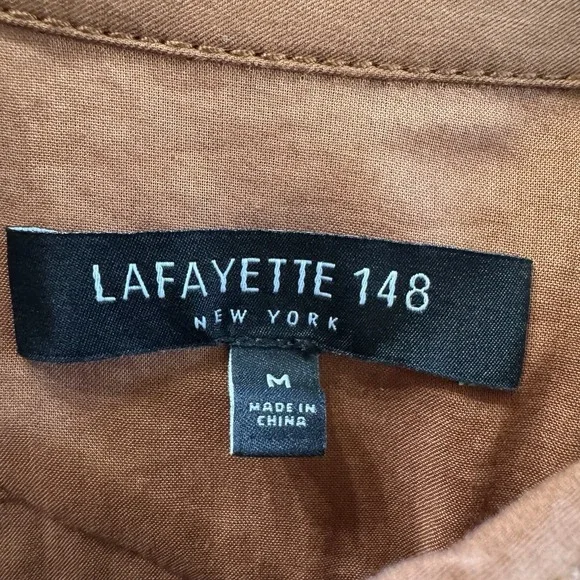 Lafayette 148 Shirt Dress Medium - Picture 11 of 16